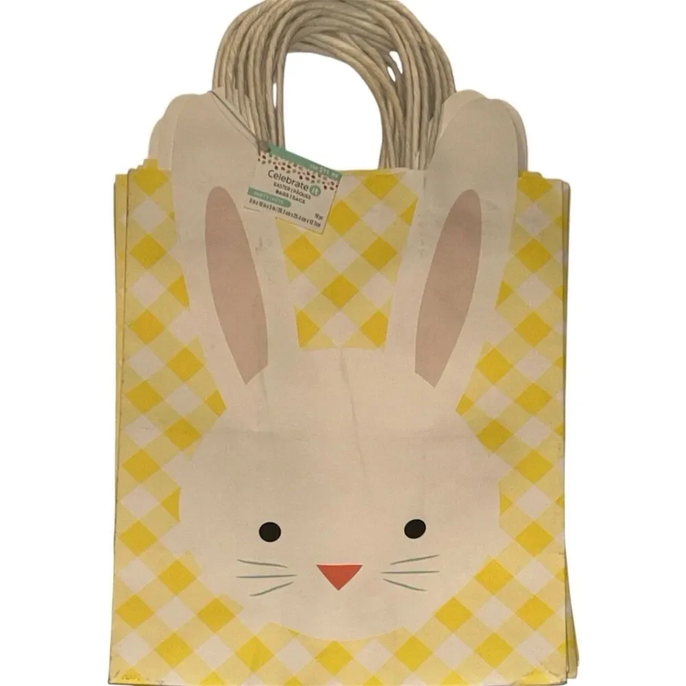 Celebrate It Easter Party Gift Bags Paper 10ct 8x10x5